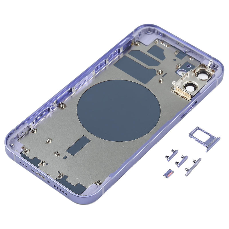 iPhone 12 Behuizing Violet Paars met Logo en CE