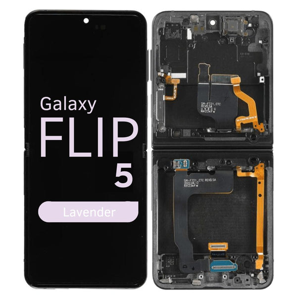 Samsung Galaxy Z Flip 5 LCD Display Scherm Paars Roze Origineel Service Pack