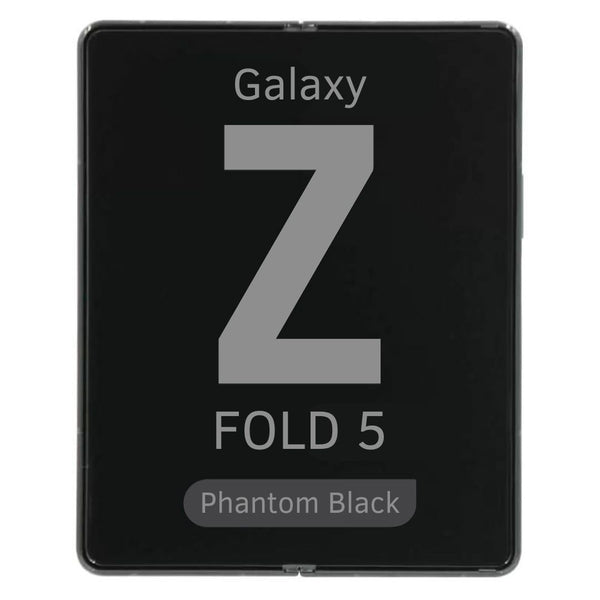 Samsung Galaxy Fold 5 Zwart SM-F946 Scherm met Behuizing Service Pack