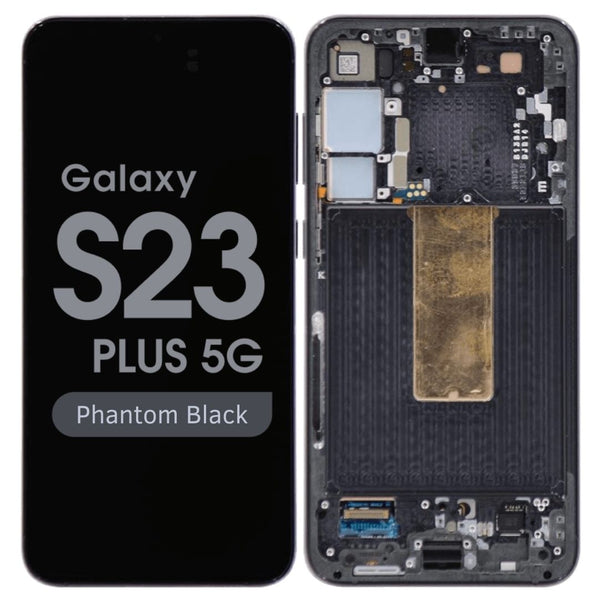 Samsung Galaxy S23 Plus Zwart SM-S9916B Origineel Scherm Service Pack