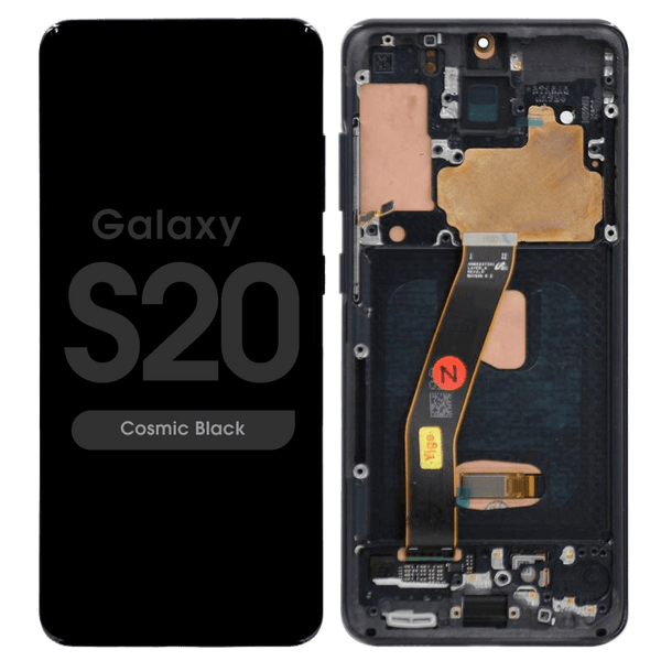 Samsung Galaxy S20 4G 5G Zwart G980 G981 Scherm Service Pack