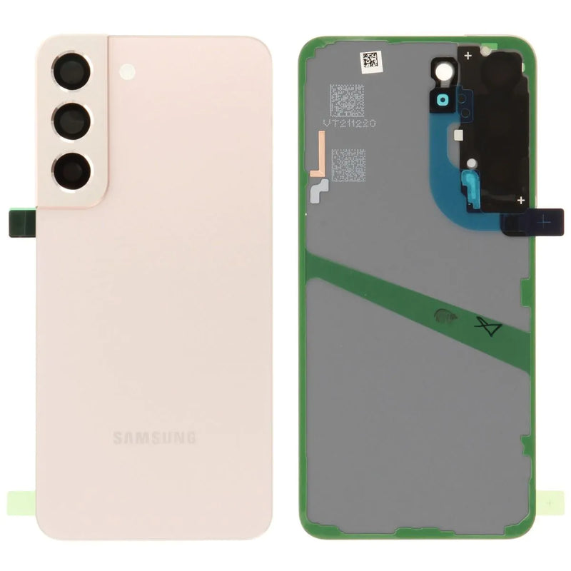 Samsung SM-S901B Galaxy S22 Rose Goud Backcover Achterkant Glas