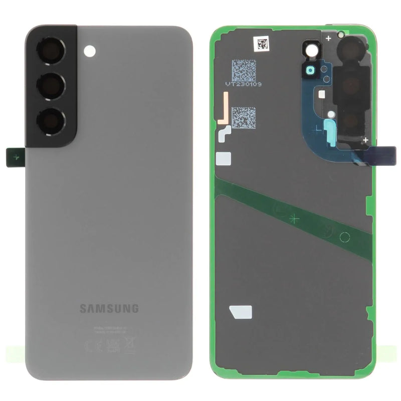 Samsung SM-S901B Galaxy S22 Grijs Backcover Achterkant Glas