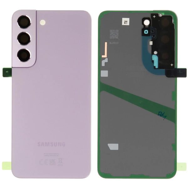 Samsung SM-S901B Galaxy S22 Paars Backcover Achterkant Glas