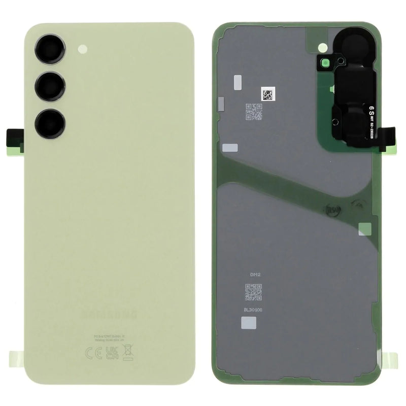 Samsung SM-S916B Galaxy S23 Plus Lime Groen Backcover Achterkant Glas