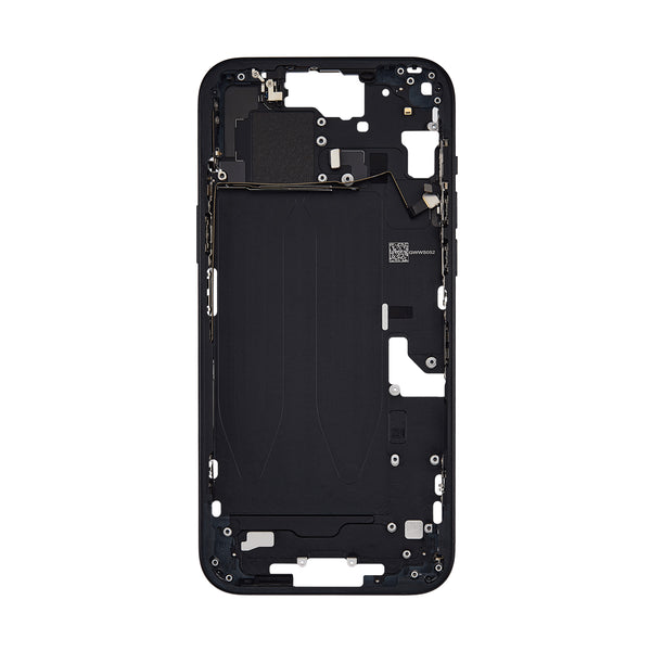 iPhone 15 Behuizing Midframe met Small Parts Zwart