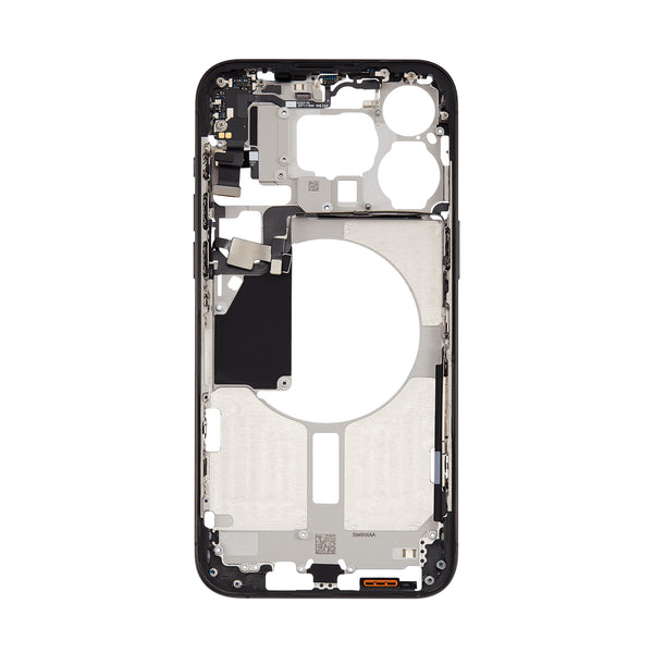 iPhone 15 Pro Max Behuizing met Small Parts Zwart Titanium