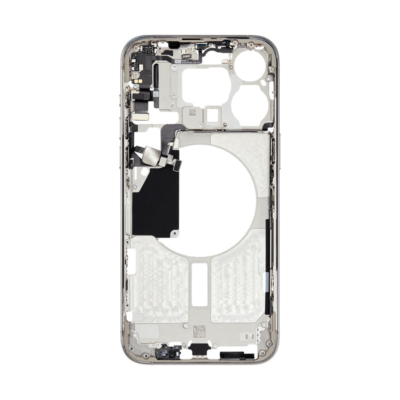 iPhone 15 Pro Max Behuizing met Small Parts Wit Titanium