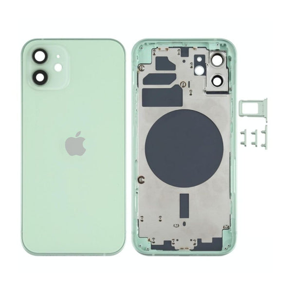 iPhone 12 Behuizing Mint Groen met Logo en CE