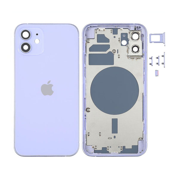 iPhone 12 Mini Behuizing Violet Paars met Logo en CE