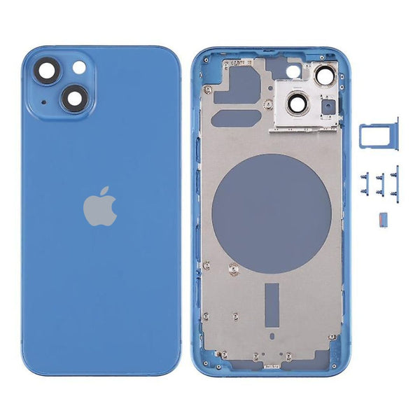 iPhone 13 Behuizing Blauw met Logo en CE