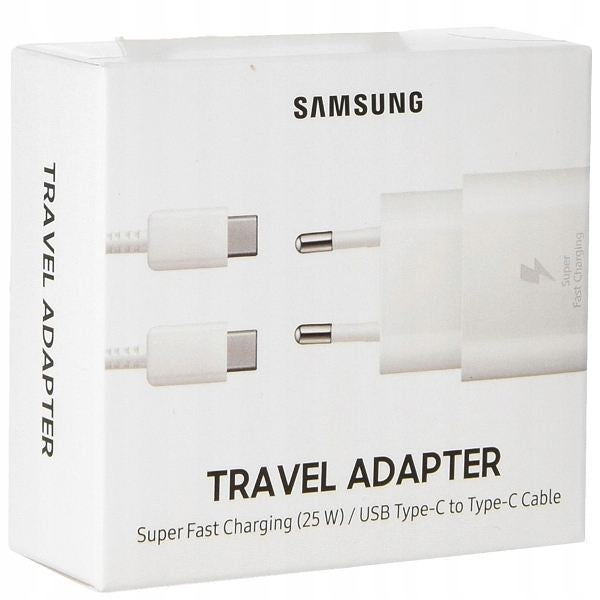 Originele Samsung USB-C Fast Charger Adapter met Kabel | 3.0A | Wit