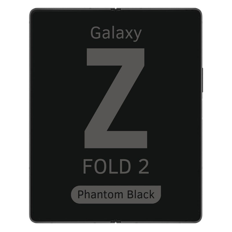 Samsung Galaxy Fold 2 SM-F916B Zwart Scherm met Frame Behuizing Service Pack