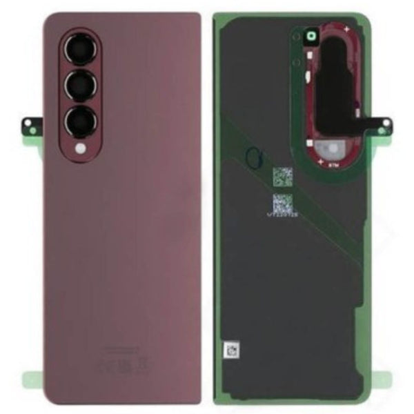 Samsung Galaxy Fold 4 Achterkant Burgundy Back Cover met Camera Lens