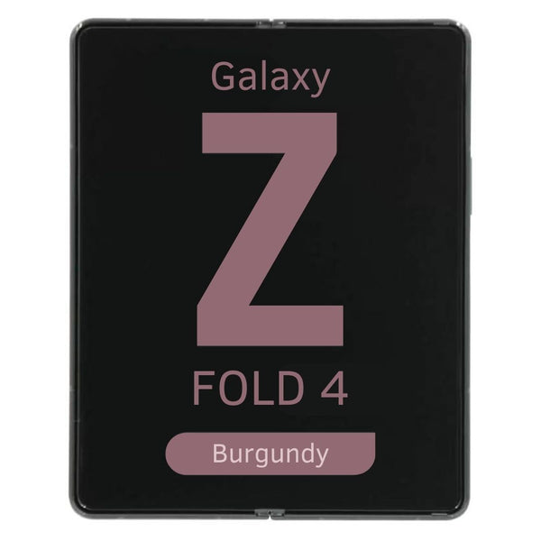 Samsung Galaxy Fold 4 Burgundy SM-F936 Scherm met Behuizing Service Pack