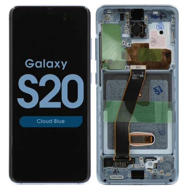 Samsung Galaxy S20 4G 5G Blauw G980 G981 Scherm Service Pack