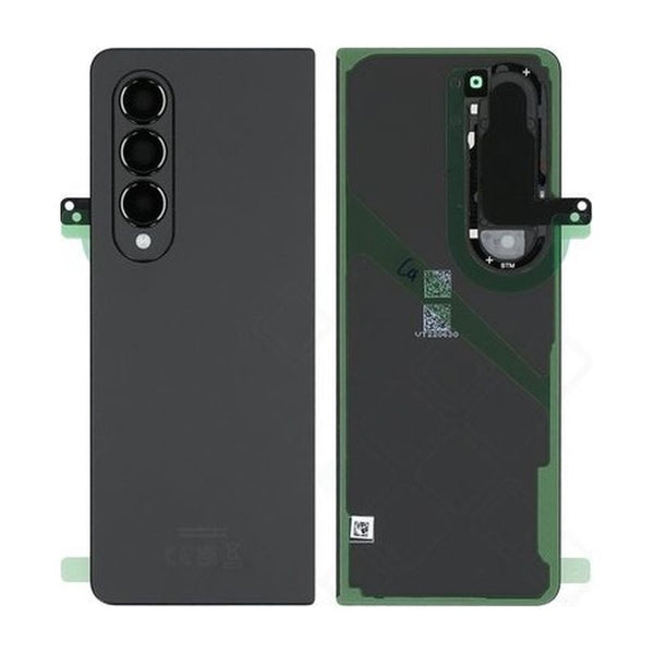 Samsung Galaxy Fold 4 Achterkant Zwart Grijs Back Cover met Camera Lens