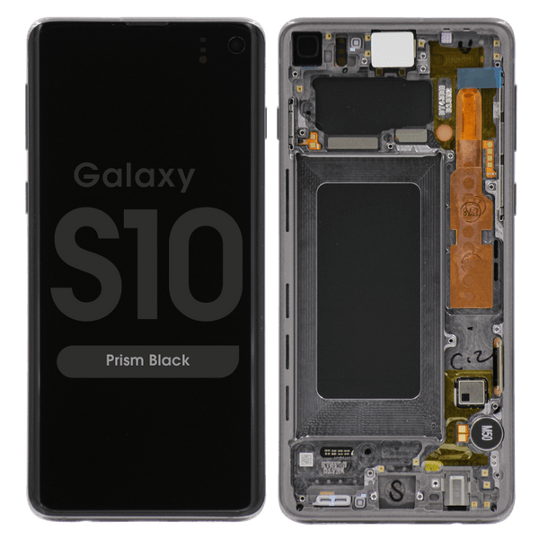 Samsung Galaxy S10 Zwart G973 Scherm Service Pack