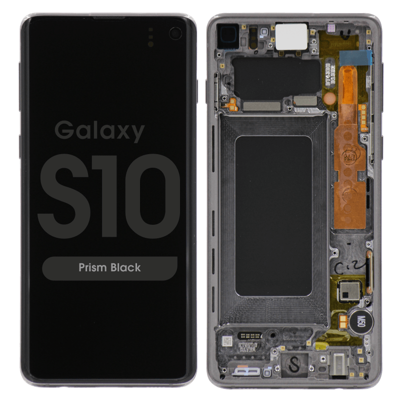 Samsung Galaxy S10 Zwart G973 Scherm Service Pack