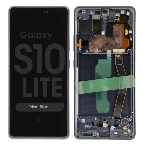 Samsung Galaxy S10 Lite ZWART grijs G770 Scherm Service Pack