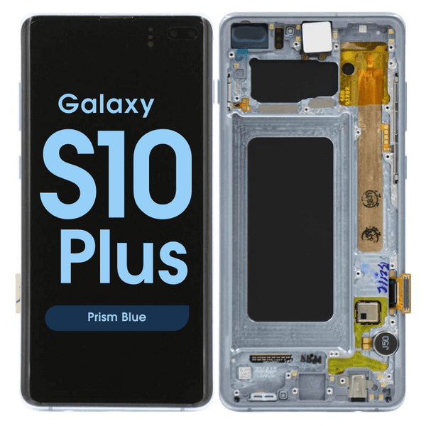 Samsung Galaxy S10 Plus Blauw G975 Scherm Service Pack