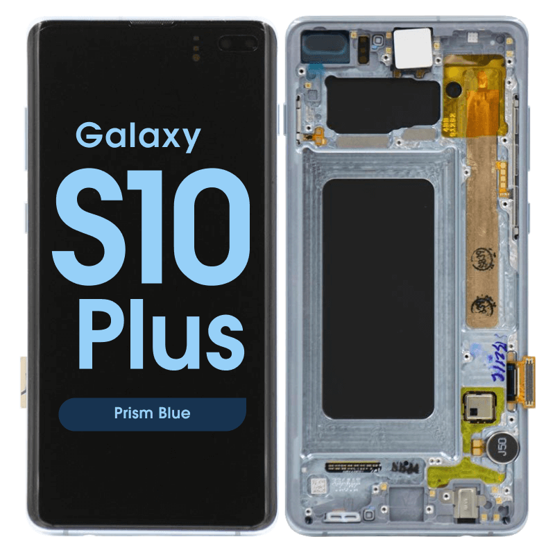 Samsung Galaxy S10 Plus Blauw G975 Scherm Service Pack