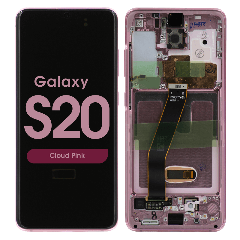 Samsung Galaxy S20 4G 5G Roze G980 G981 Scherm Service Pack