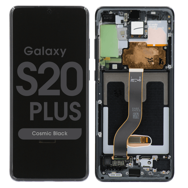 Samsung Galaxy S20 Plus Zwart G985 Scherm Service Pack