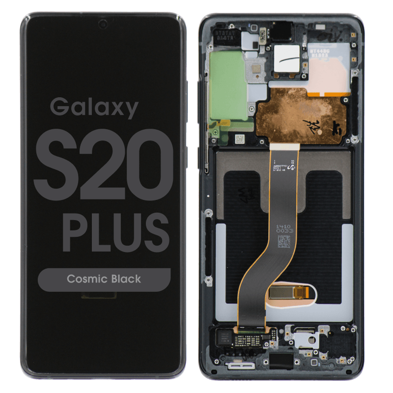 Samsung Galaxy S20 Plus Zwart G985 Scherm Service Pack