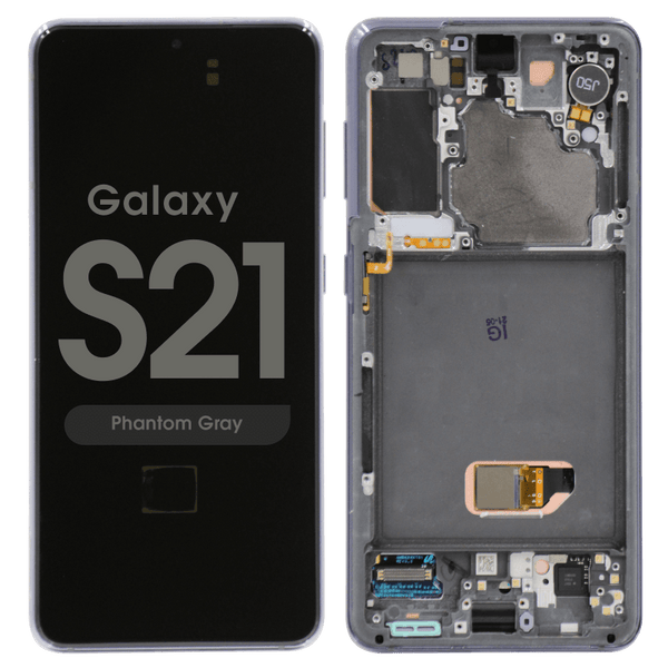 Samsung Galaxy S21 Grijs Zwart G991 Scherm Service Pack