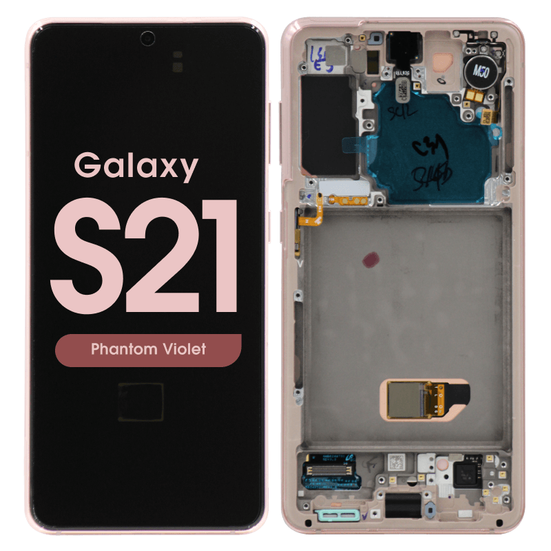 Samsung Galaxy S21 Violet Paars G991 Scherm Service Pack