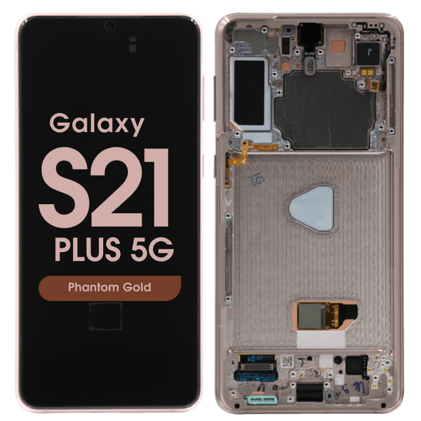 Samsung Galaxy S21 Plus Goud G996 Scherm Service Pack