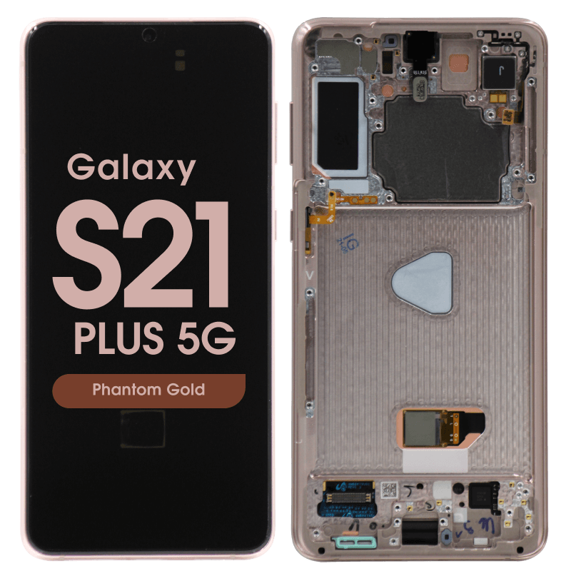 Samsung Galaxy S21 Plus Goud G996 Scherm Service Pack