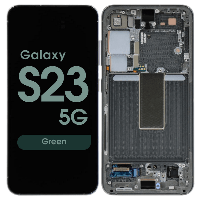 Samsung Galaxy S23 Groen SM-S911B Origineel Scherm Service Pack