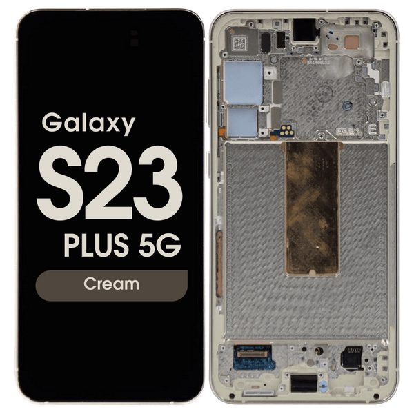 Samsung Galaxy S23 Plus Creme SM-S9916B Origineel Scherm Service Pack