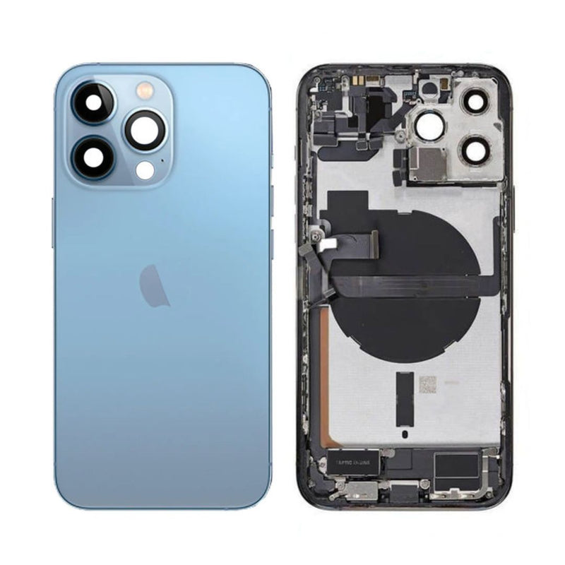 iPhone 13 Pro Behuizing voorgemonteerd Origineel met logo | Licht blauw