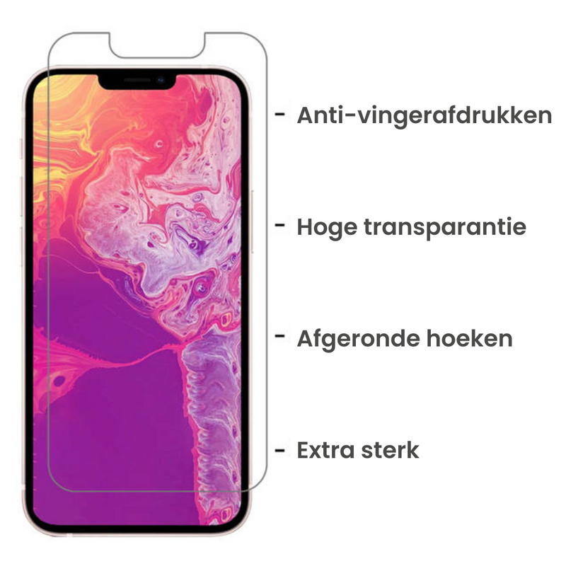 iPhone XS Tempered Glass Screenprotector