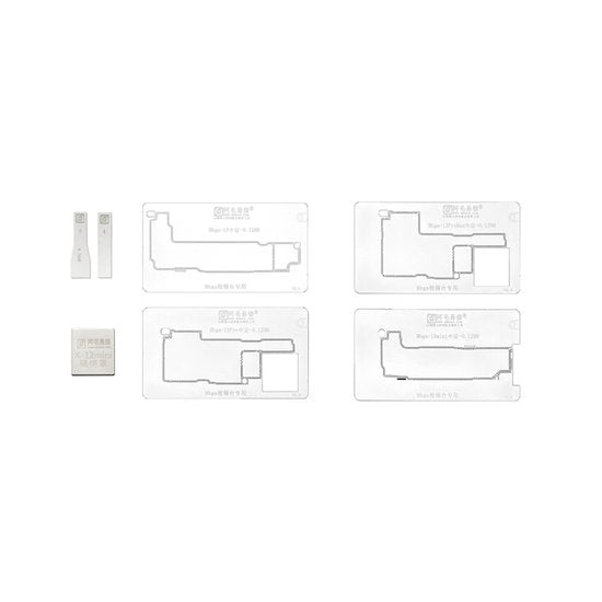 AMAOE Frame Reballing Platform met Stencils voor iPhone 13 Series