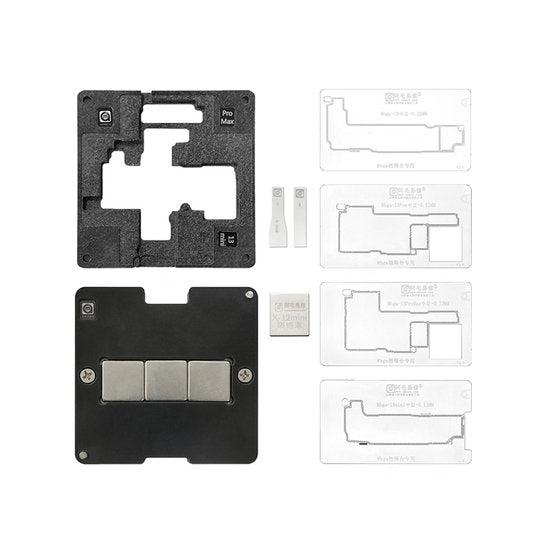 AMAOE Frame Reballing Platform met Stencils voor iPhone 13 Series