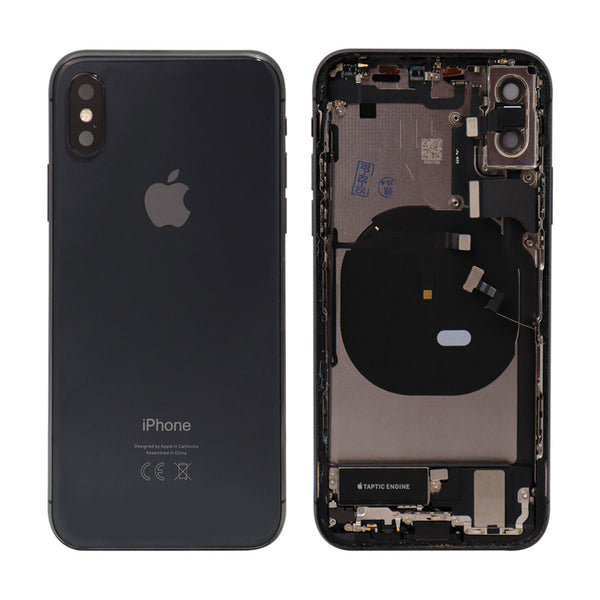 iPhone XS Behuizing voorgemonteerd Origineel met logo | Zwart