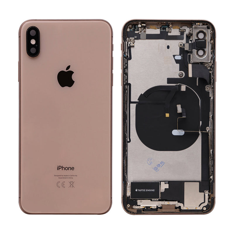 iPhone XS Max Behuizing voorgemonteerd Origineel met logo | Goud