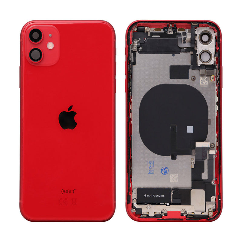 iPhone 11 Behuizing voorgemonteerd Origineel met logo | Rood