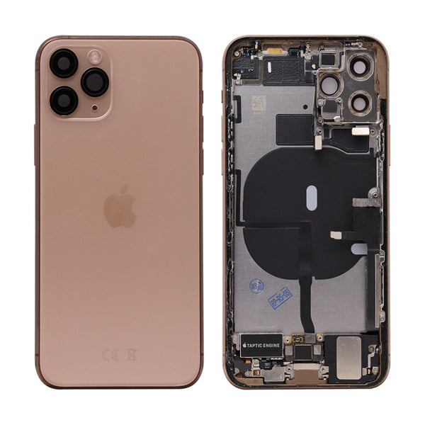 iPhone 11 Pro Behuizing voorgemonteerd Origineel met logo | Goud