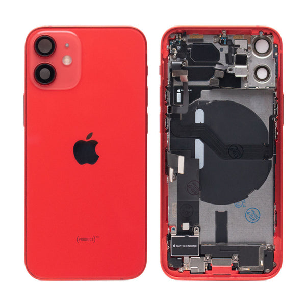 iPhone 12 Mini Behuizing voorgemonteerd Origineel met logo | Rood