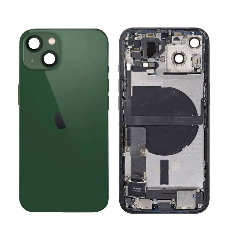 iPhone 13 Mini Behuizing voorgemonteerd Origineel met logo | Donker groen