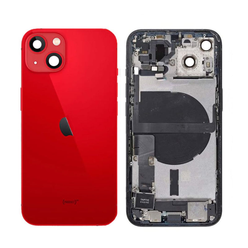 iPhone 13 Mini Behuizing voorgemonteerd Origineel met logo | Rood