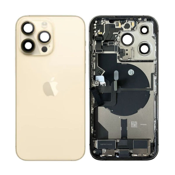 iPhone 14 Pro Behuizing voorgemonteerd Origineel met logo | Goud