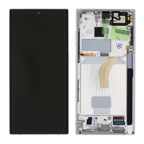 Samsung Galaxy S22 Ultra Zilver S908 Scherm Service Pack