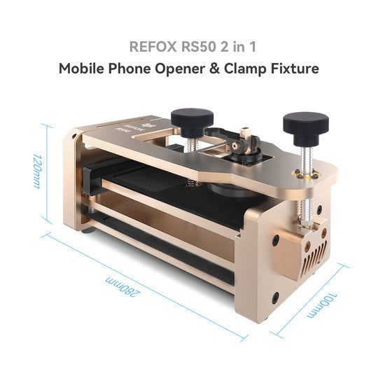 REFOX RS50 IPhone Scherm Opener & Samsung / Xiaomi Achterkant Opener & Klembevestiging (2-in-1)